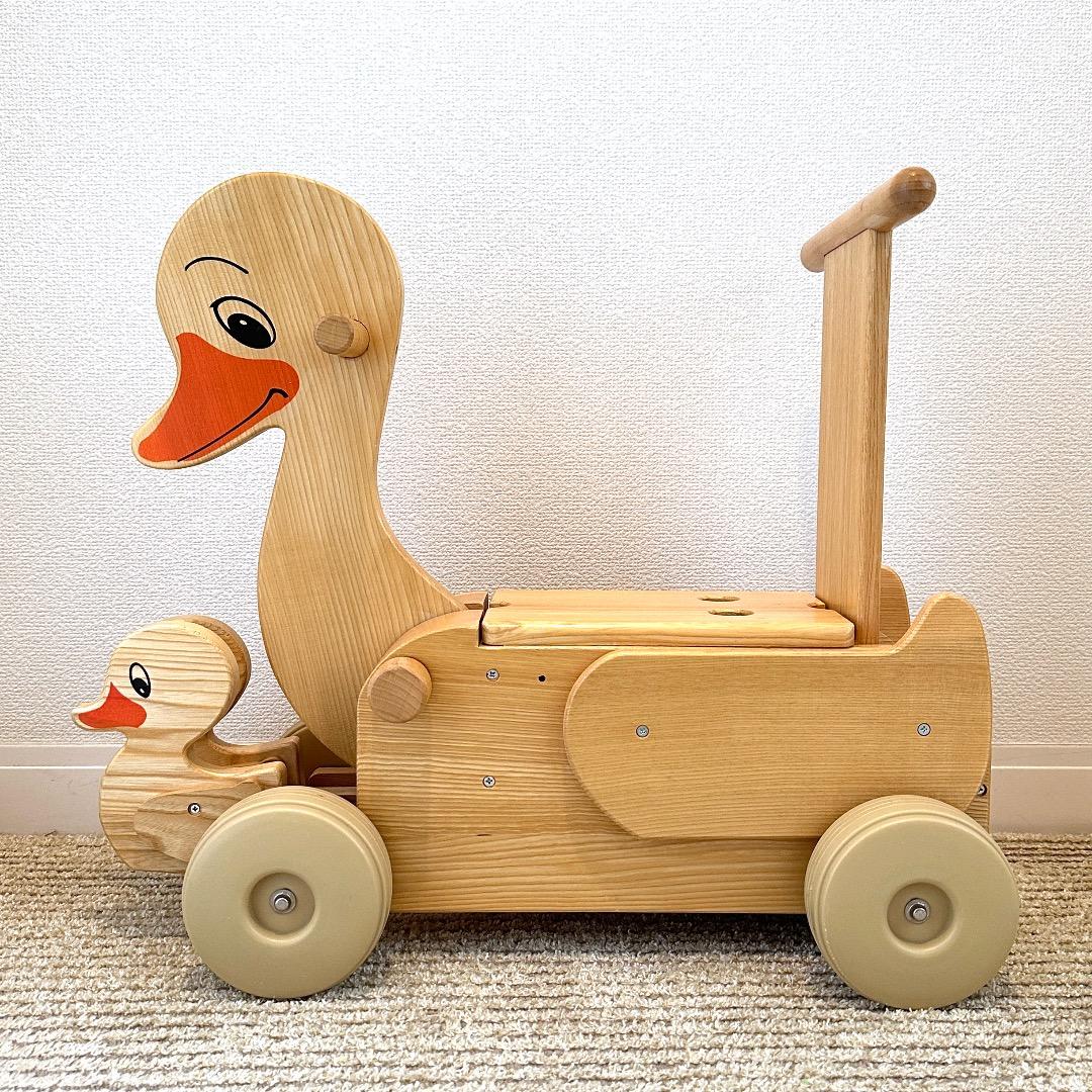 MOCCO（モッコ）森のアヒルの親子 手押し車 - メルカリ