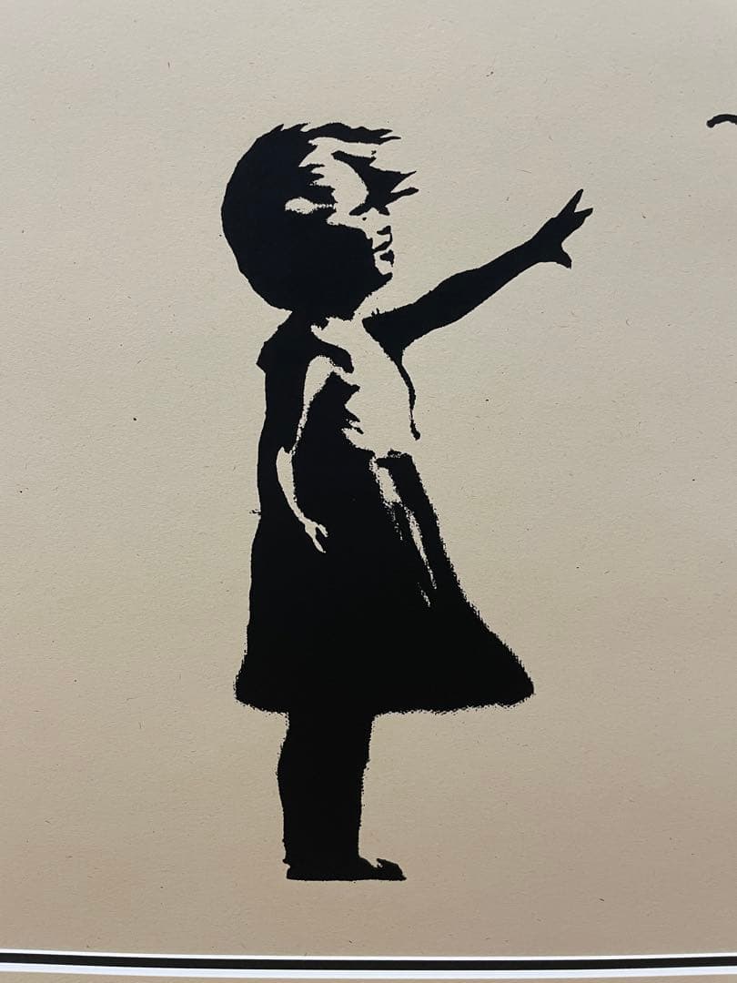 《WCP》 バンクシー　Girl with Balloon シルクスクリーン