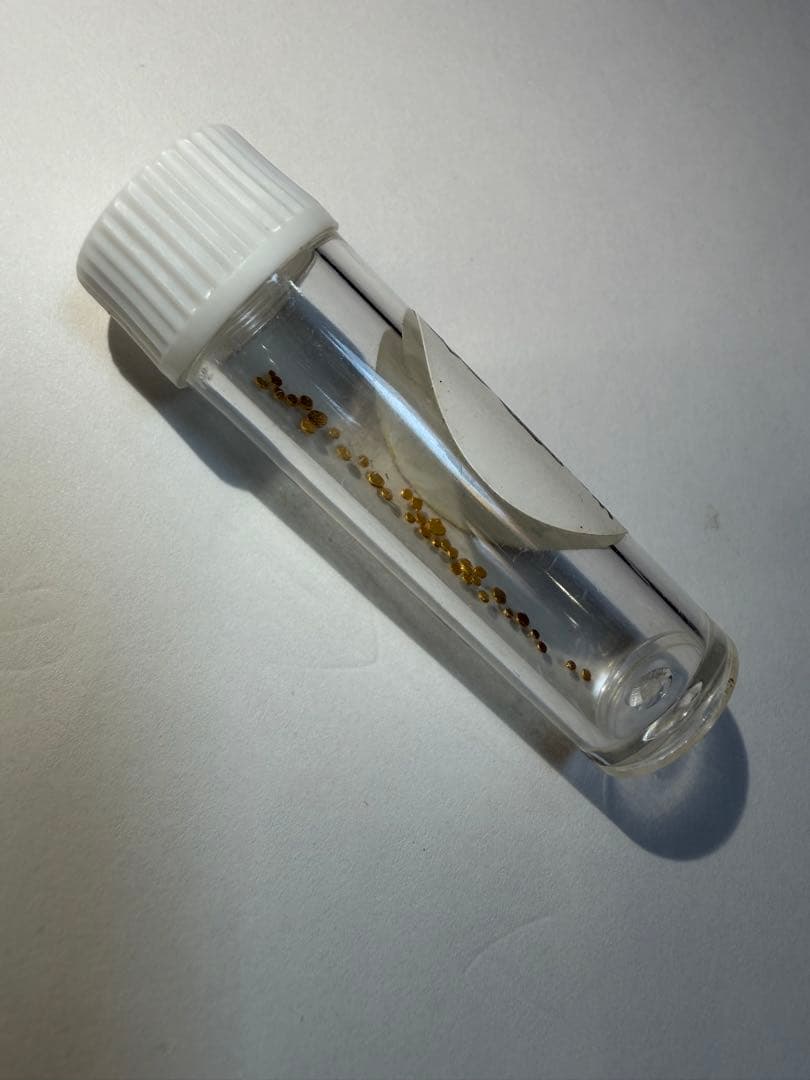 砂金　約33粒　24K 土肥金山