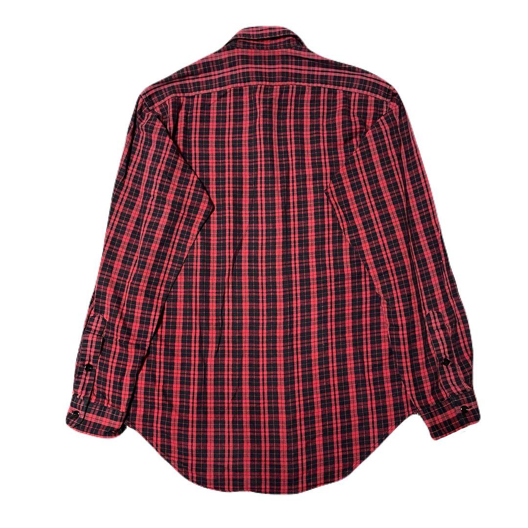 ダブルアールエルRRL 三ツ星タグ ネルシャツ 初期 90's チェック