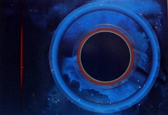 田中稔之、遠雷、希少画集画、新品額付