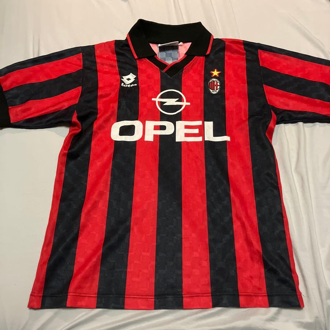 90s ACミラン ゲームシャツ