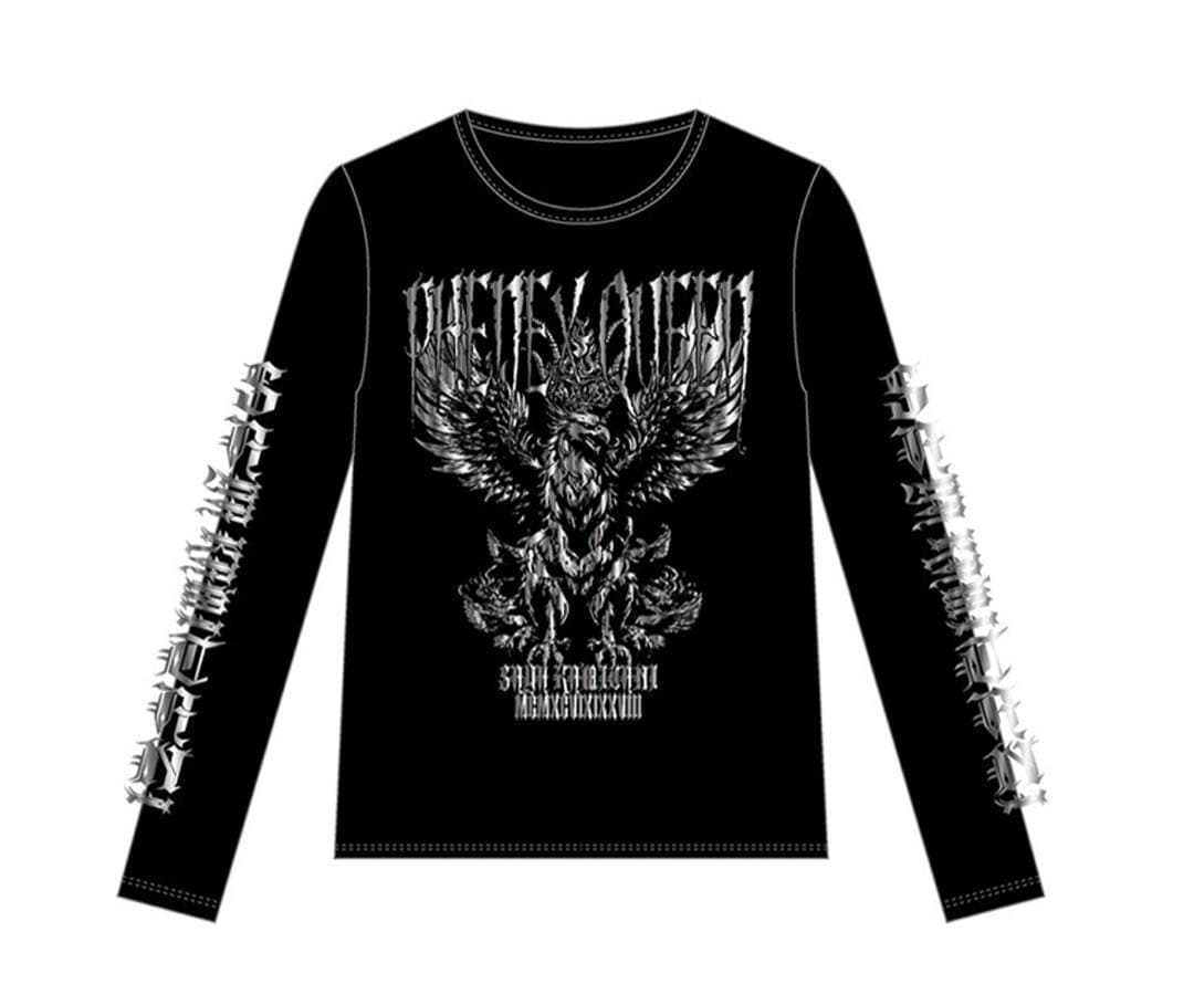 【未使用品】上谷沙弥 Phenex Queen ロングTシャツ メタリック XL