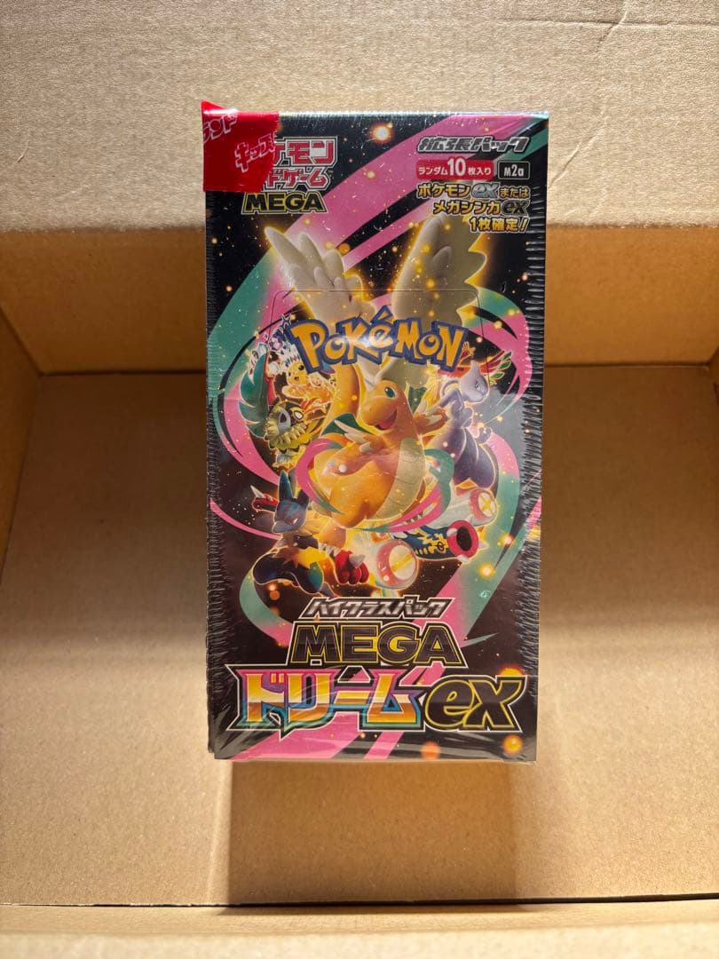 【新品・未開封】ポケモンカード MEGAドリームex 1box シュリンク付き