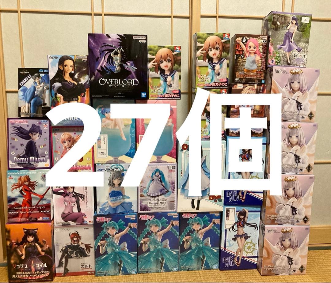 【27点セット】美少女フィギュア まとめ売り プライズ 未開封