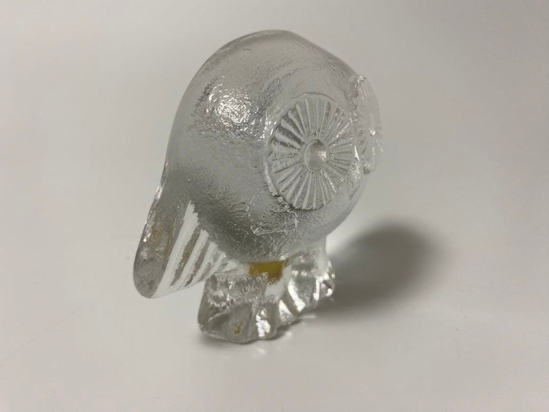 リサラーソン ロイヤルクローナ フクロウ クリスタルガラス 置物 オブジェ