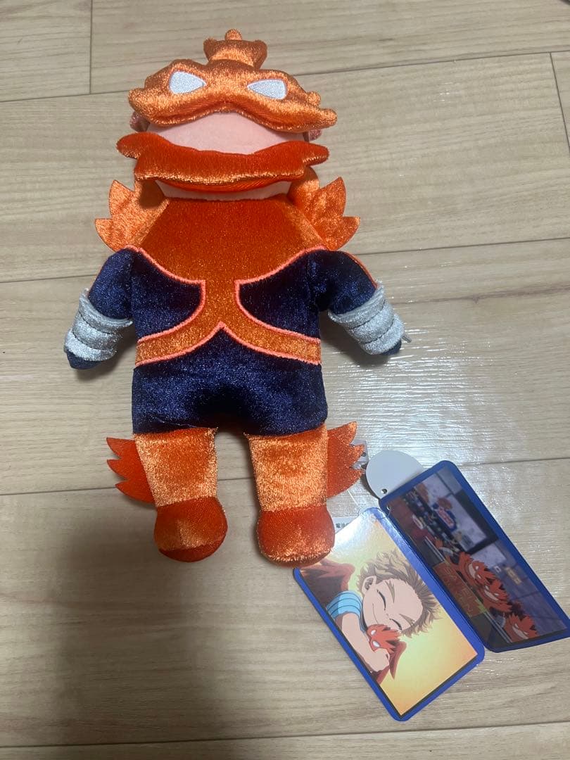 僕のヒーローアカデミア　エンデヴァー　USJ ぬいぐるみ　タグ付き