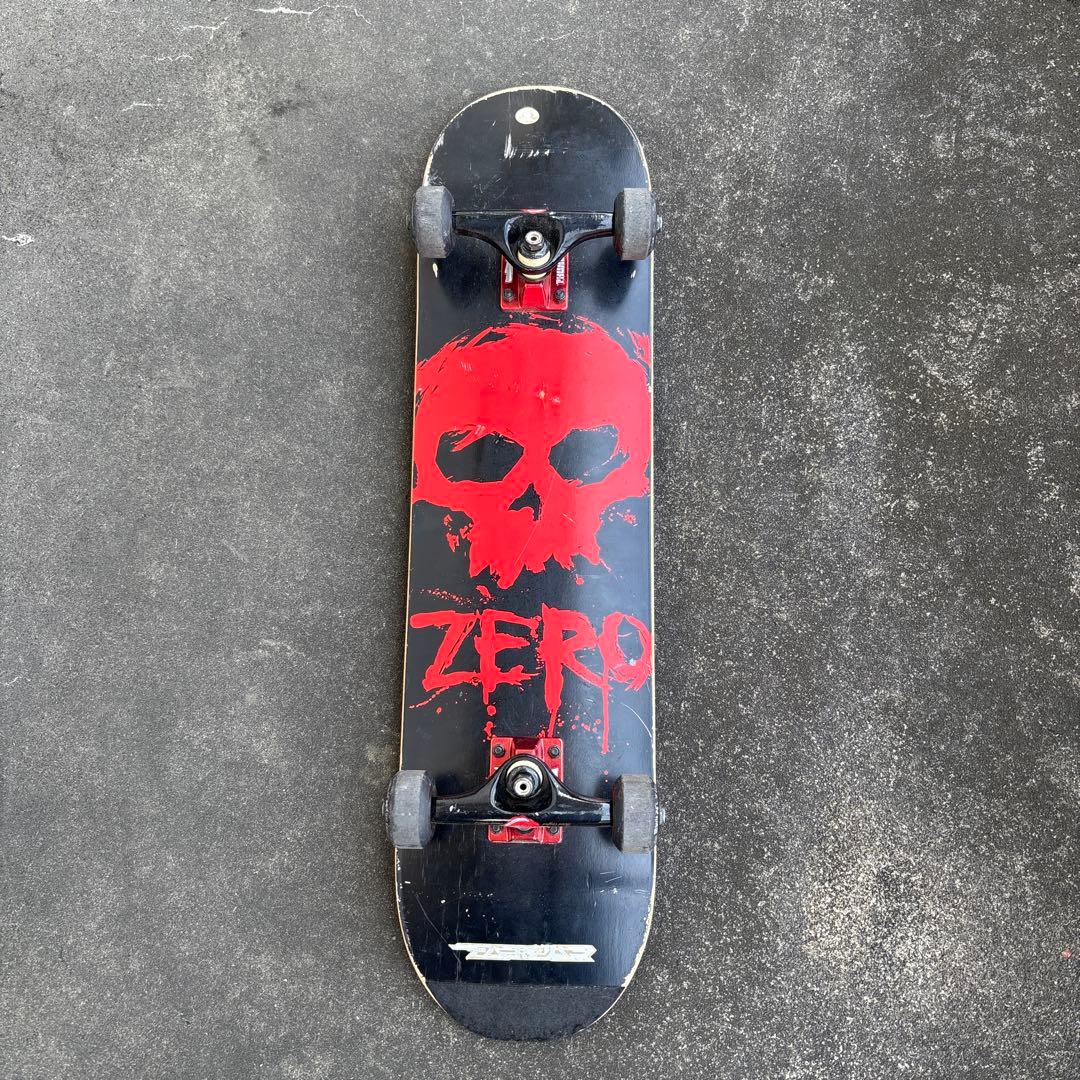 ゼロ　ZERO スケートボード コンプリート ZERO ゼロ スケートボード コンプリート 8.0inch SINGLE SKULL #05