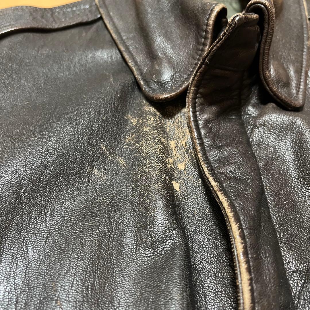 90s L.L.Bean A2 フライトジャケット USA製 ダークブラウン