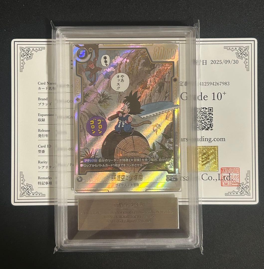 ARS10+ フュージョンワールド 孫悟空少年期 SB01-053 パラレル ドラゴンボールスーパーカードゲーム SB01-053 孫悟空：少年期 (R レア
