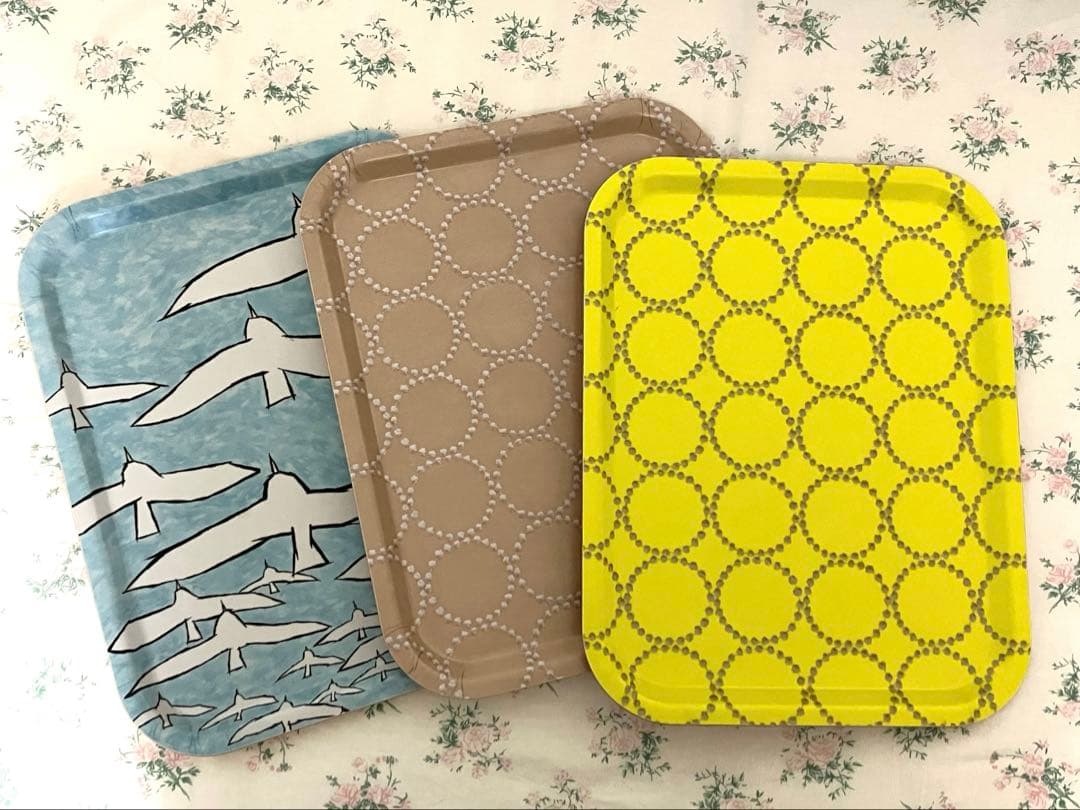 minä perhonen ミナペルホネン　トレー　セット　箱1つ付き