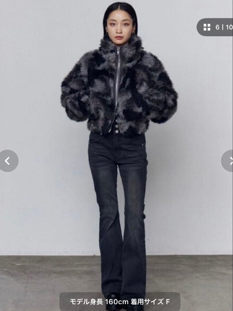 EMODA】シングルミニボアブルゾン - メルカリ