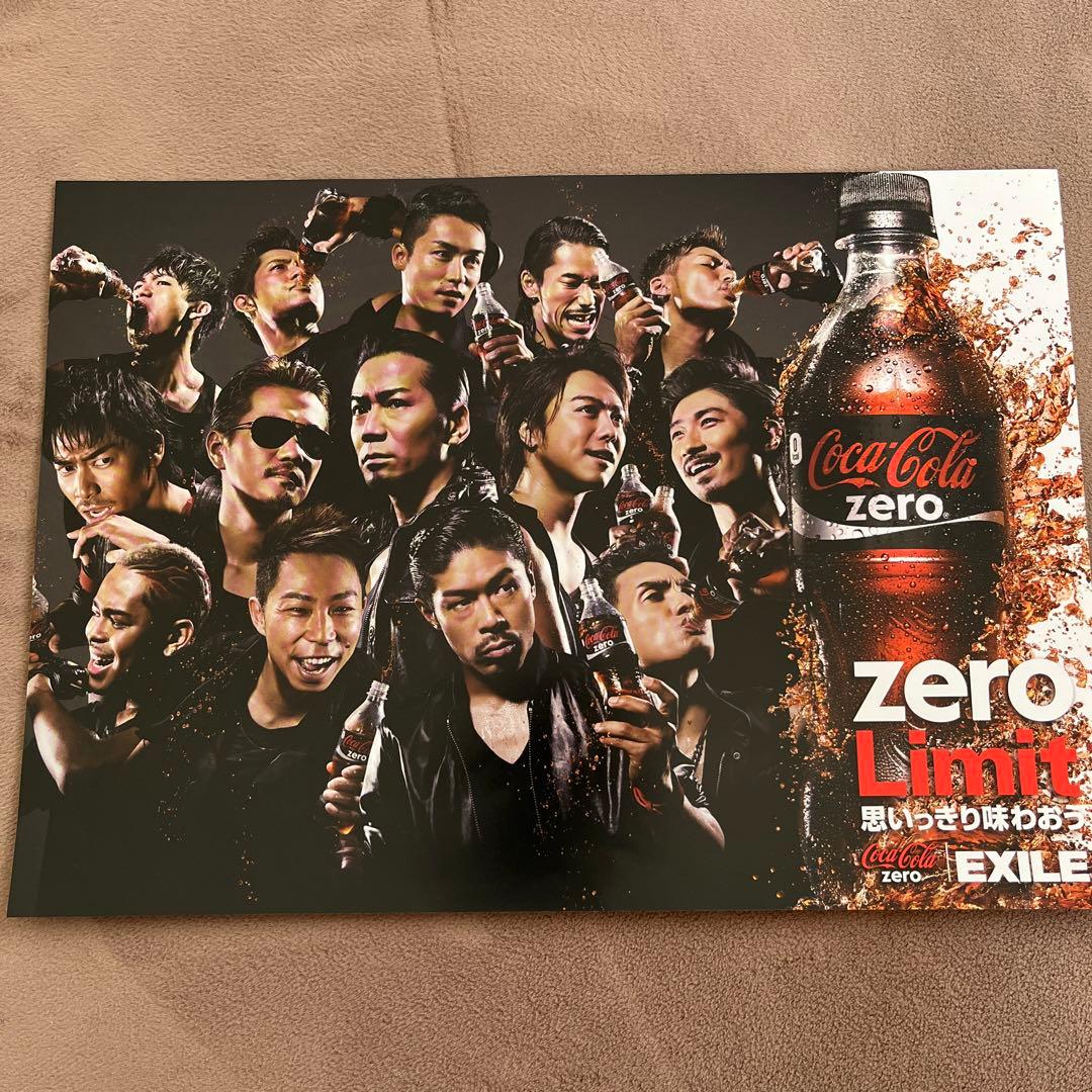 EXILE クリアファイル コカコーラゼロ - メルカリ