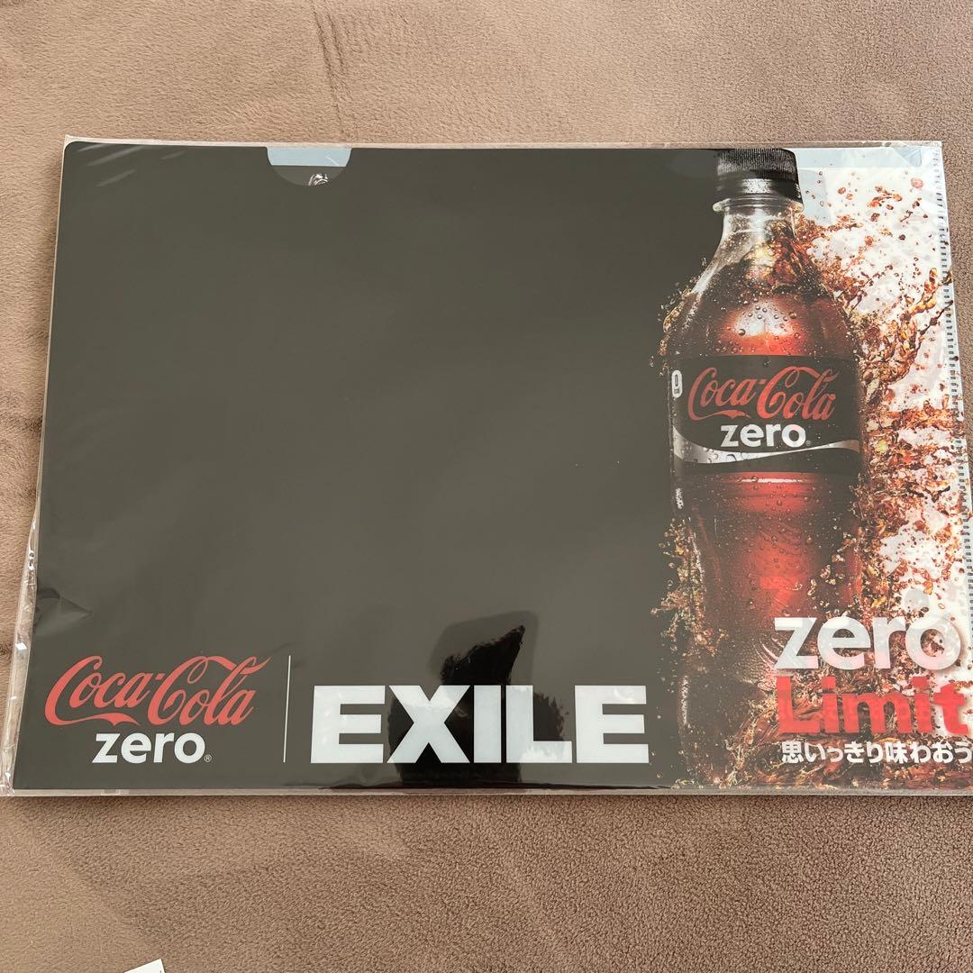 EXILE クリアファイル コカコーラゼロ - メルカリ