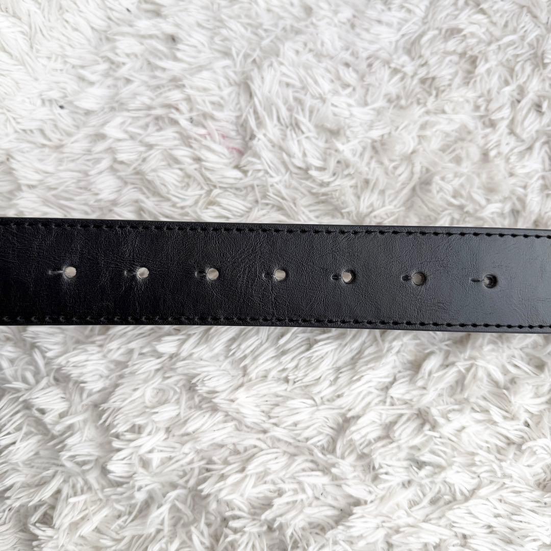 美品】 ブルガリ ベルト ロゴマニア サークルロゴ シルバー金具