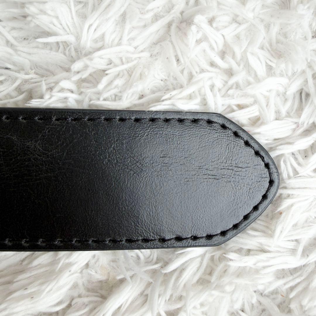 美品】 ブルガリ ベルト ロゴマニア サークルロゴ シルバー金具