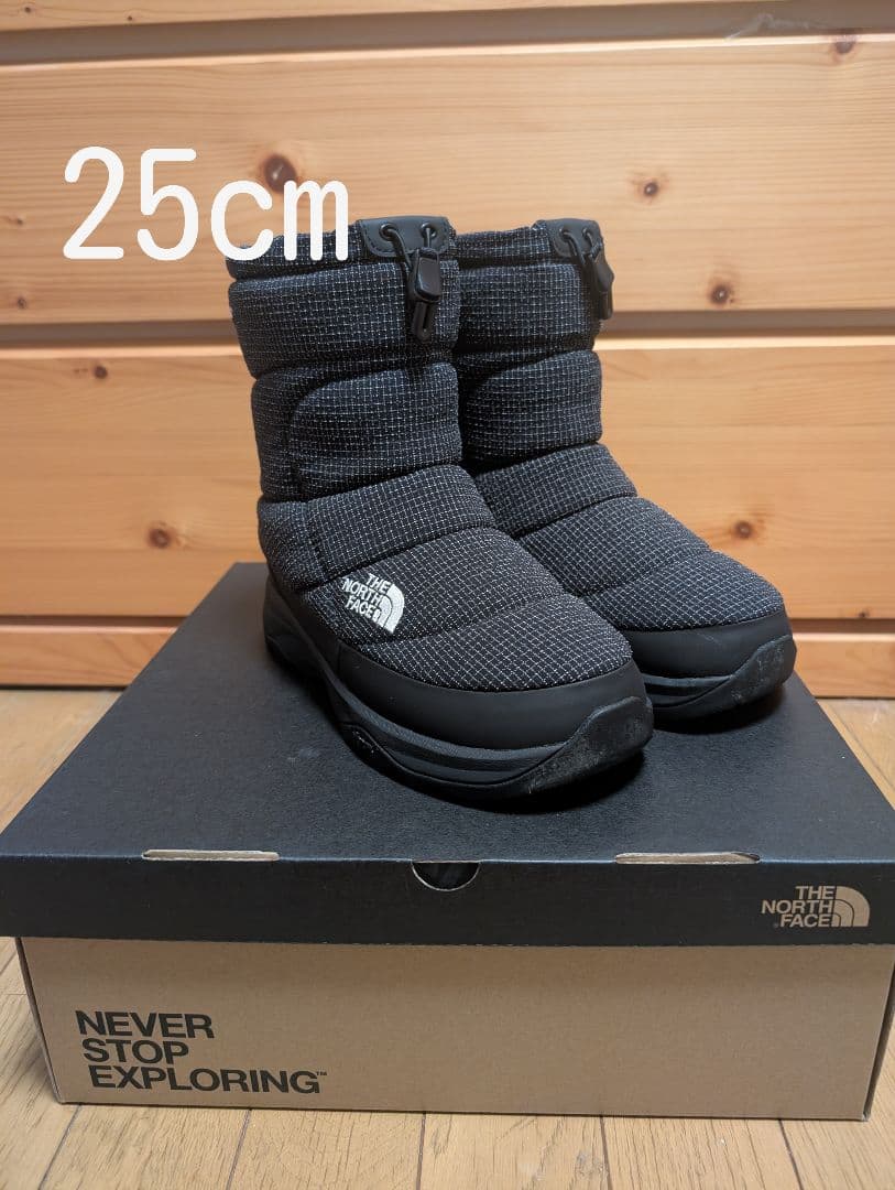【美品】THE NORTH FACE ブーツ 黒 NF52470 25cm