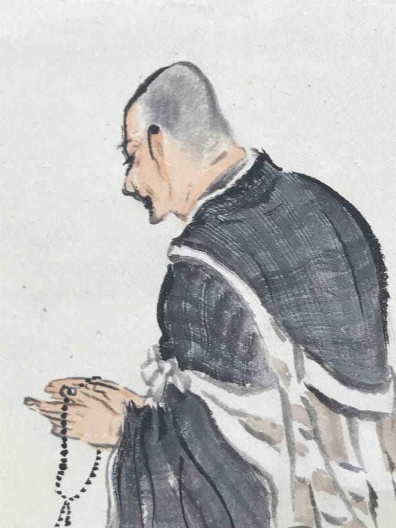 真作】嘯谷/人物図/双幅/遊女に坊主図/掛軸/名家伝来/AC-22 - メルカリ