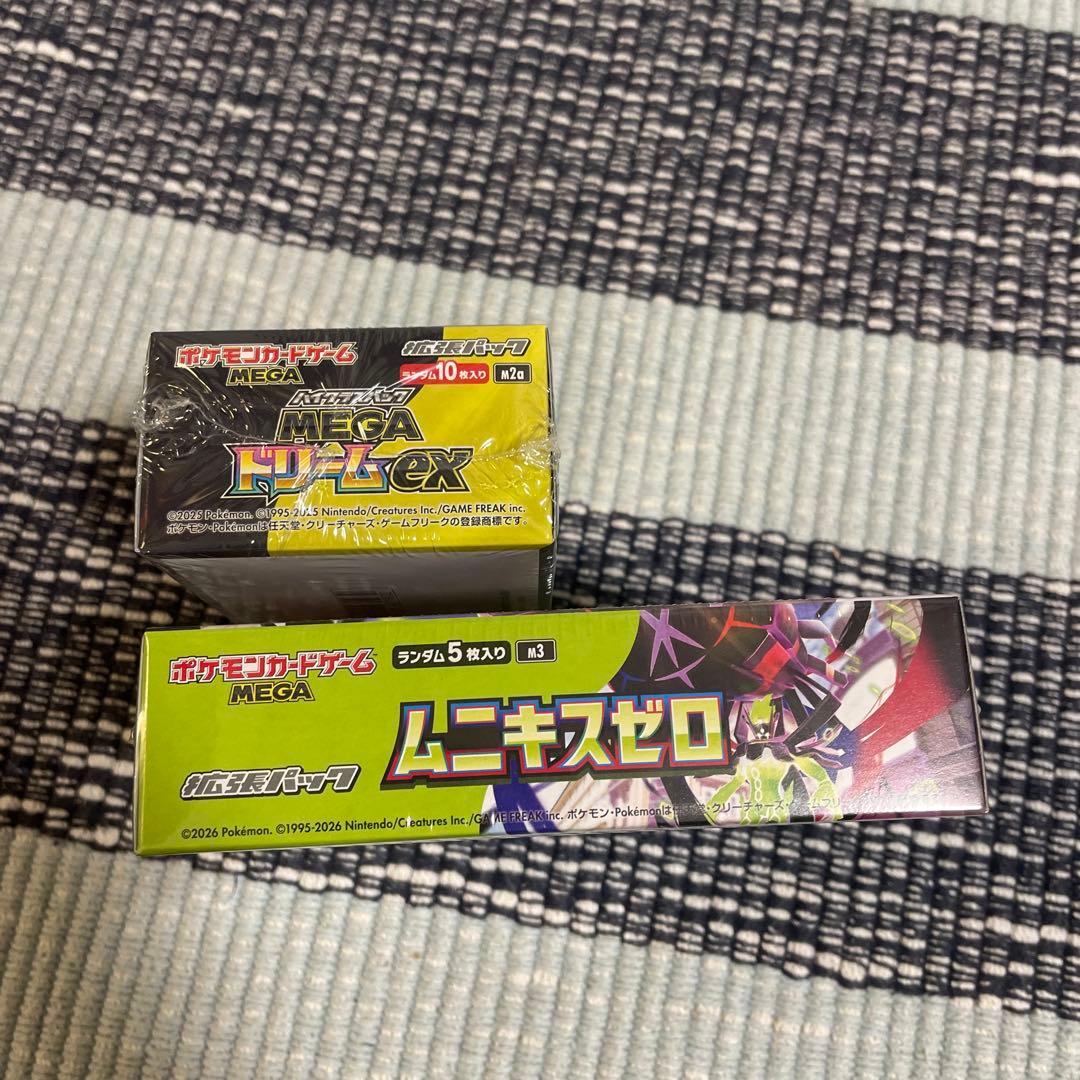 シュリンクつき》ポケモンカードゲーム ムニキスゼロ ドリームex 2box
