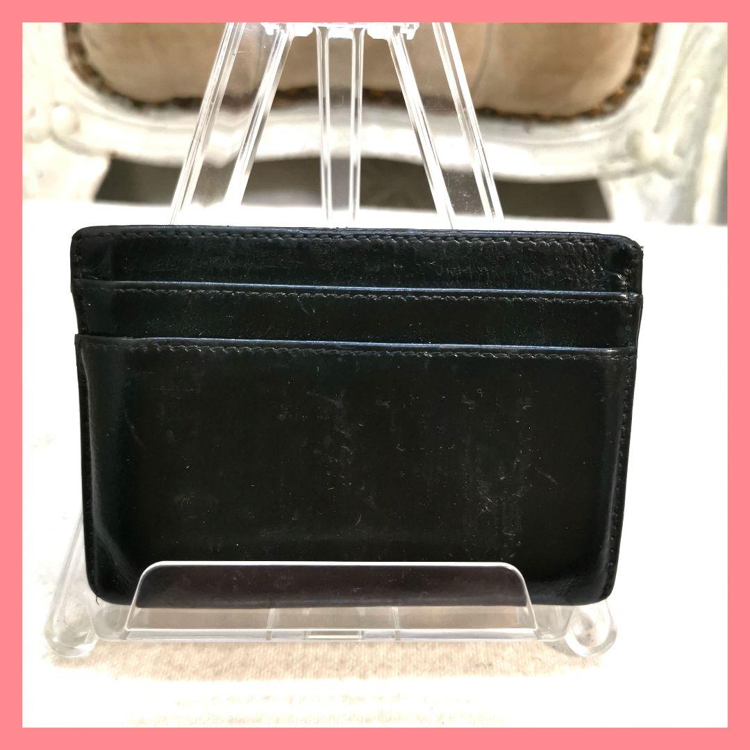 良品】シャネルCHANEL 黒 カメリア カードケース名刺入れ 鑑定済