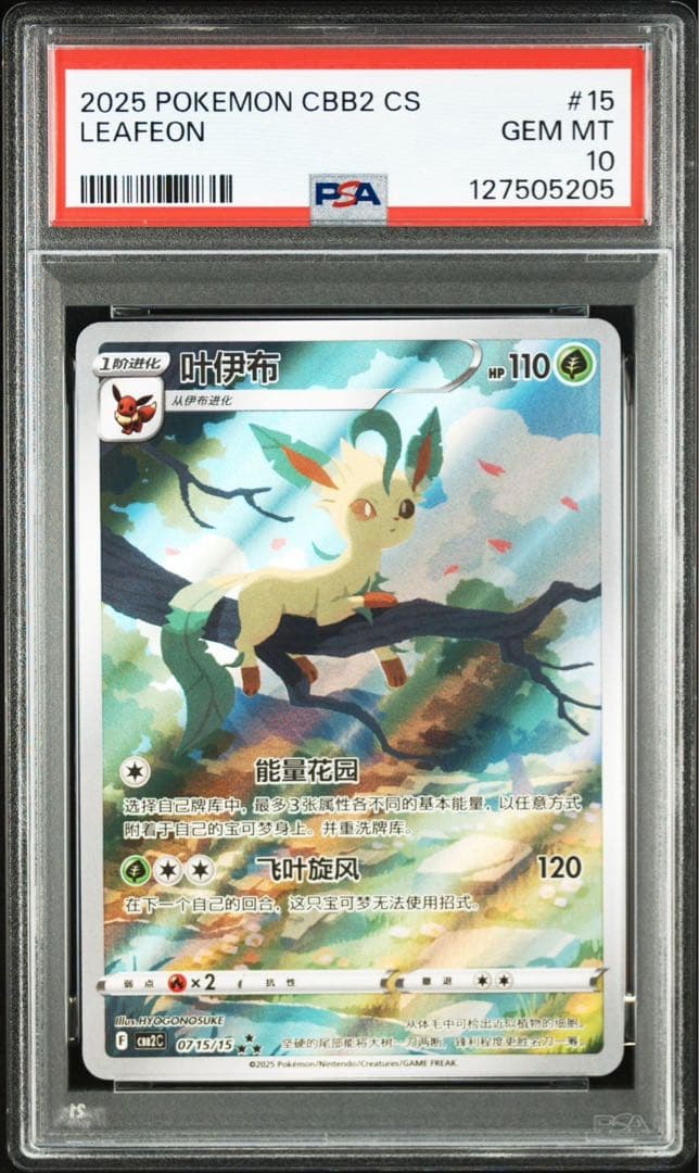 ゲーム・おもちゃ・グッズ - PSA10 リーフィア AR 中国限定 宝石包