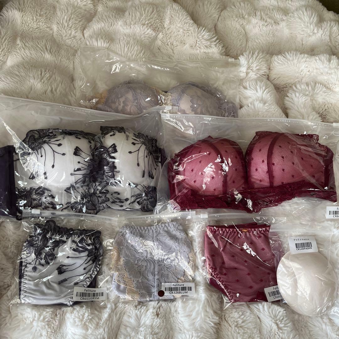 フェリチュール ブラジャー3セット