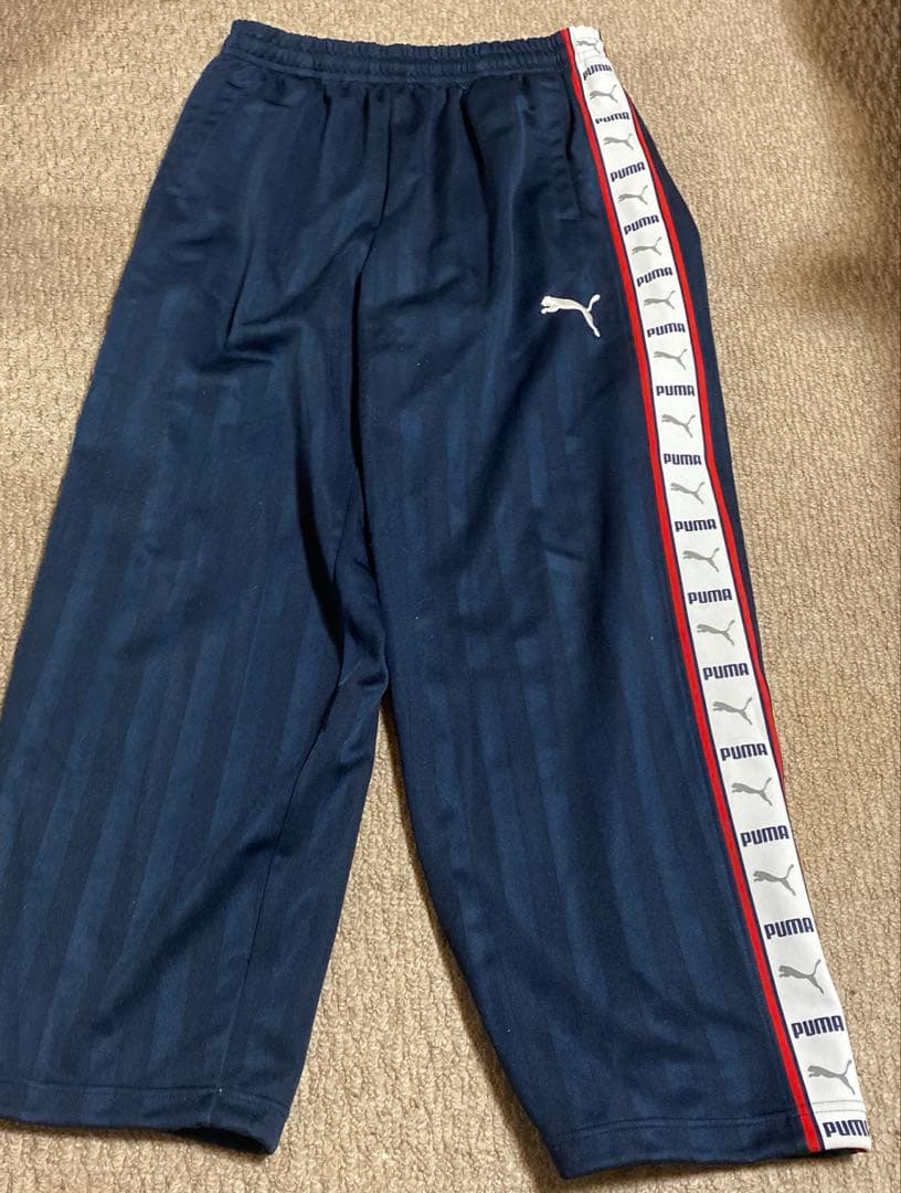 PUMA プーマ ジャージ　下：M　 赤 PUMA（プーマ） ジャージ メンズ ESS ポリ スーツ 上下セット ESS Poly