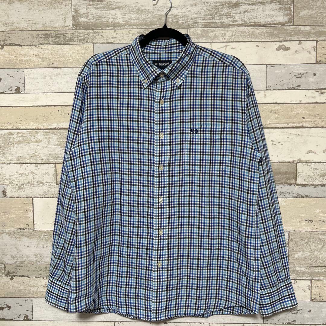 MCGREGOR マクレガー チェック柄 長袖シャツ L - メルカリ