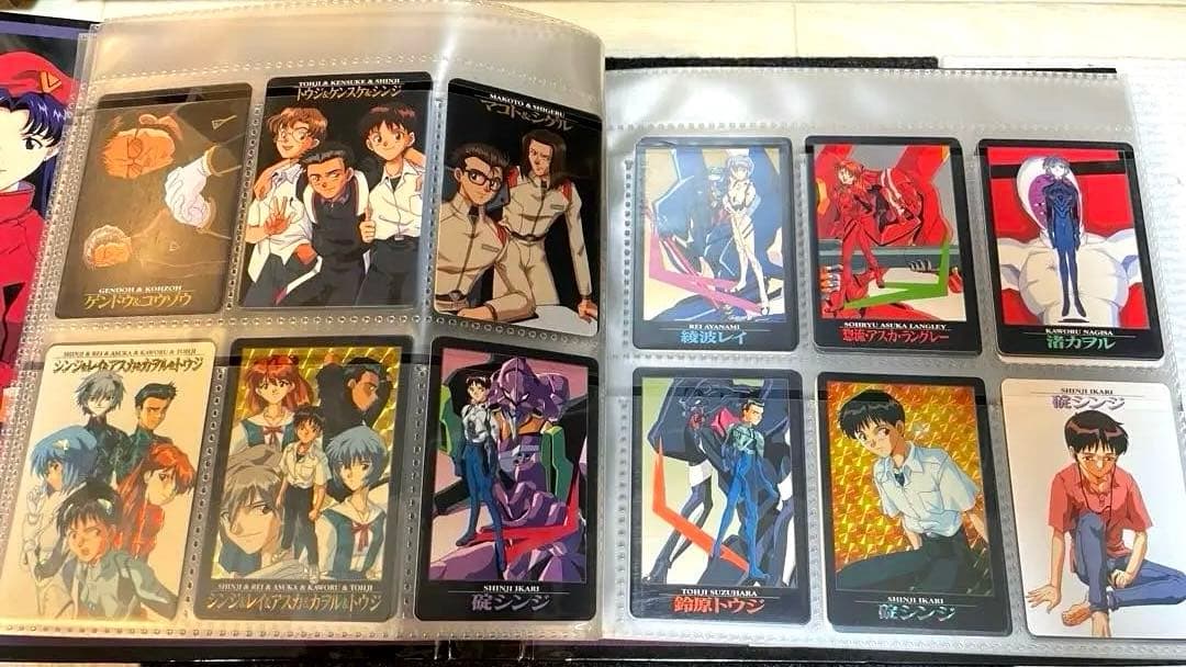 EVANGELION 初版 エヴァンゲリオン カードダス1＆2弾 フルコンプ