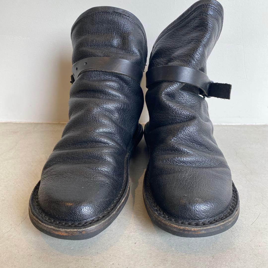 trippen ボム 36 ブラック　レザーブーツ ベルト付き