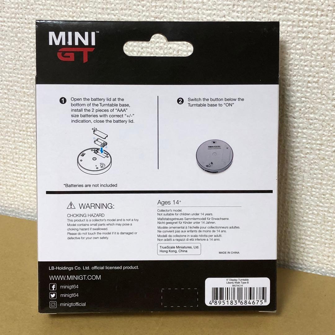 MINIGT ミニGT AC14 リバティウォーク ディスプレイ ターンテーブル