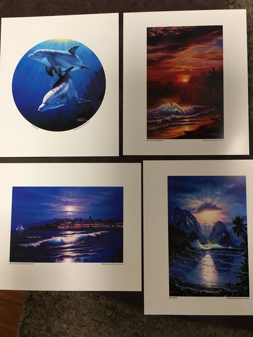 クリスチャン・ラッセン 複製画 - メルカリ