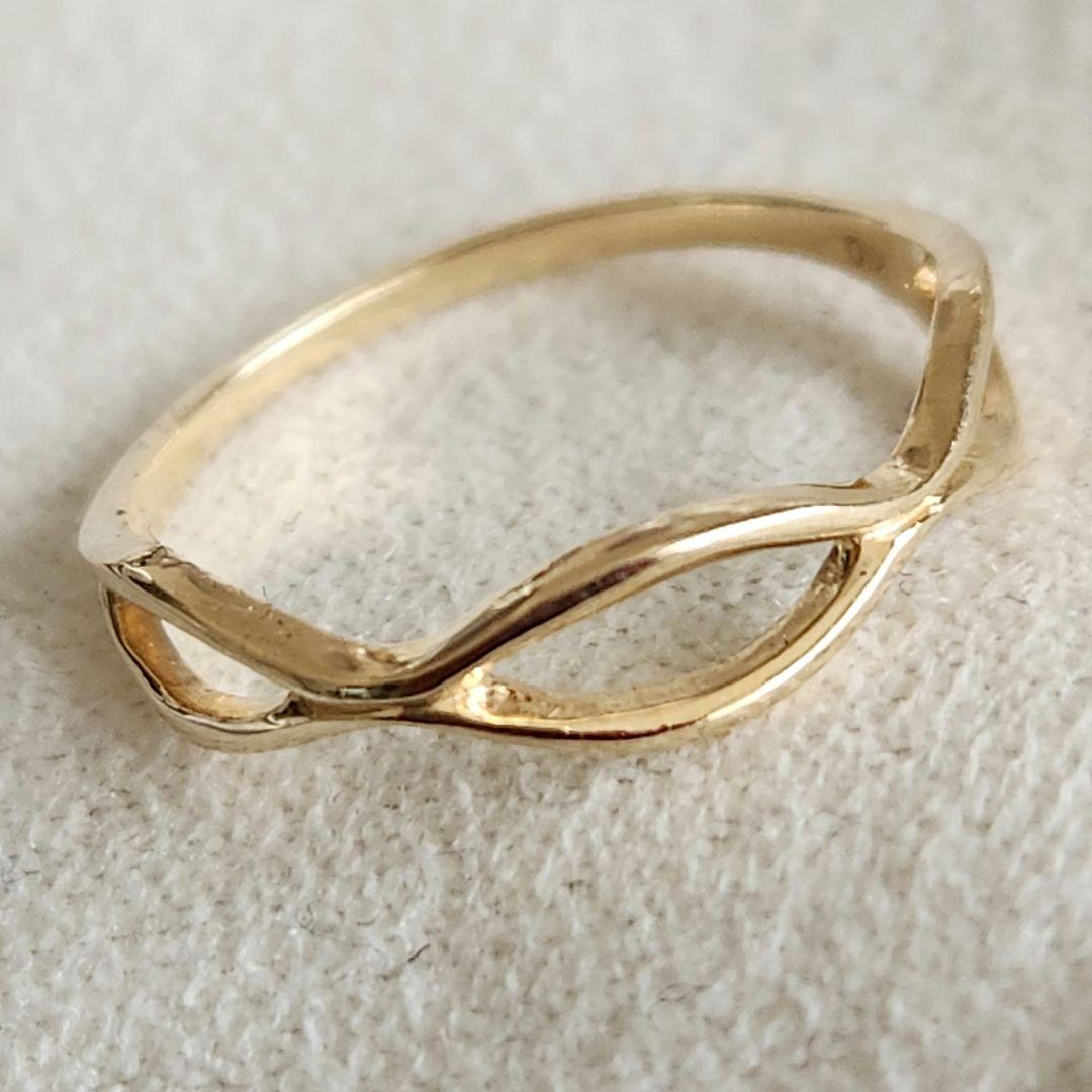 『yuu』クロスライン♡11号【ノワールドプーペ】K10 ゴールドリング☆ 2026年最新】NOIR DE POUPEE 号数：11号 リング・指輪の人気アイテム