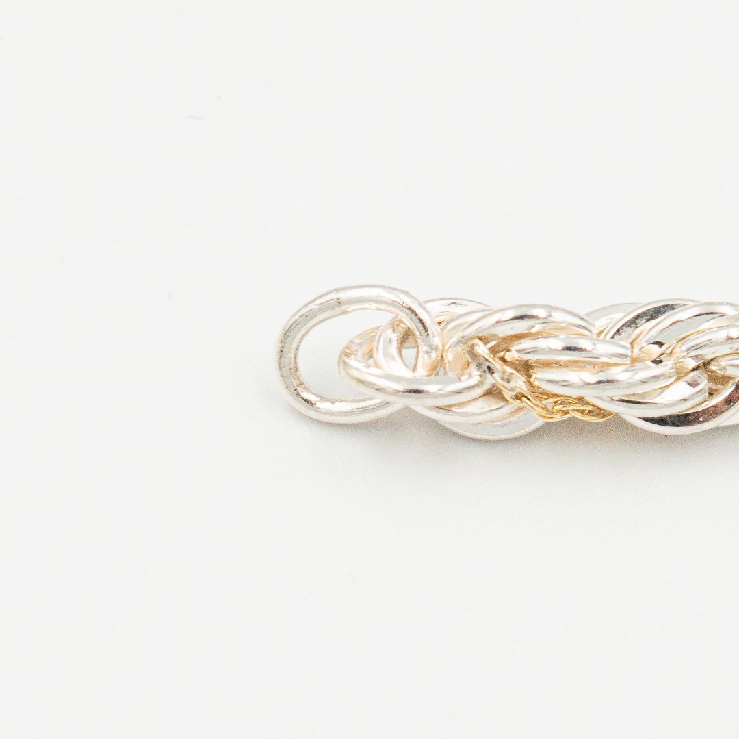 ヴィンテージ ティファニー ツイストロープ ネックレス シルバー 61.3cm