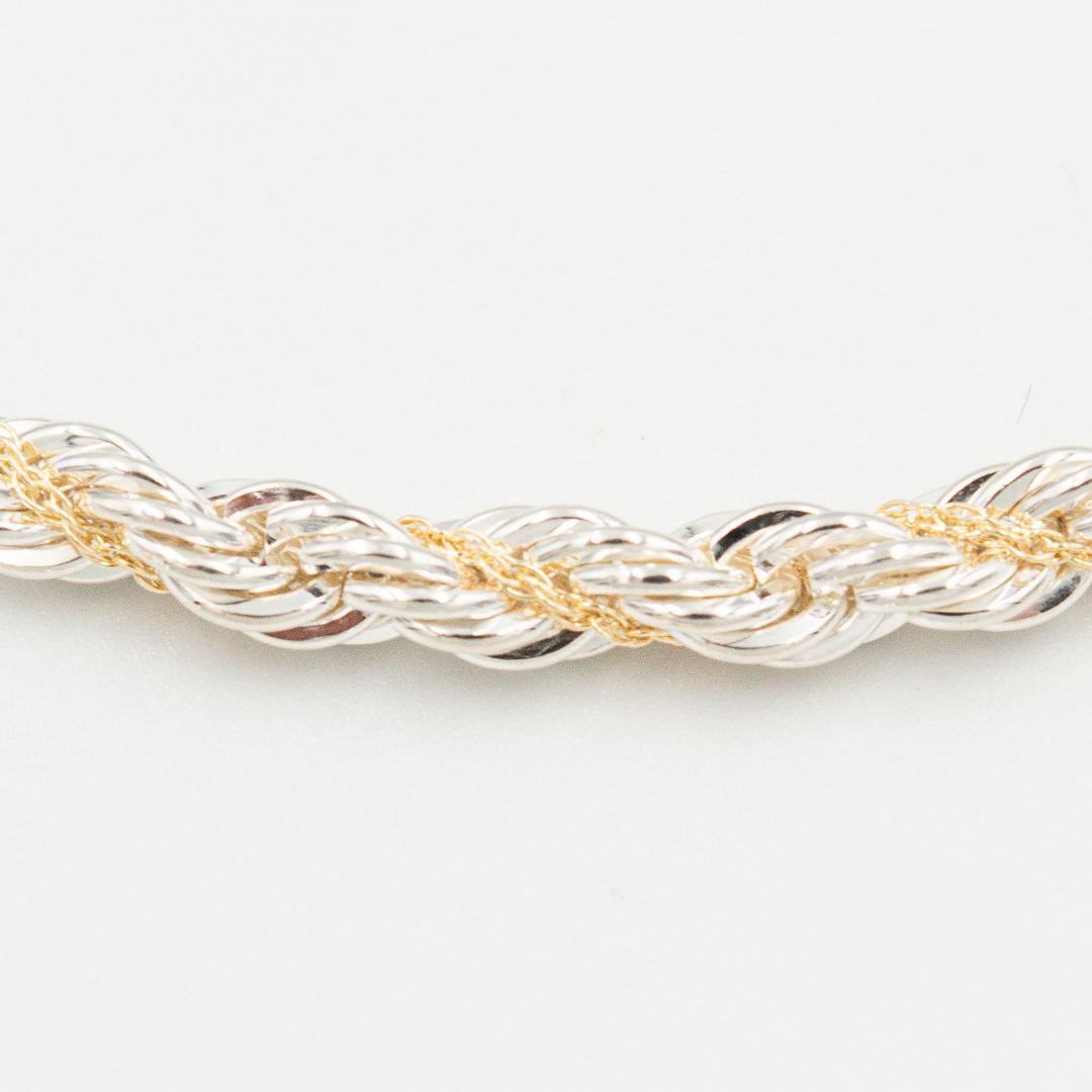 ヴィンテージ ティファニー ツイストロープ ネックレス シルバー 61.3cm