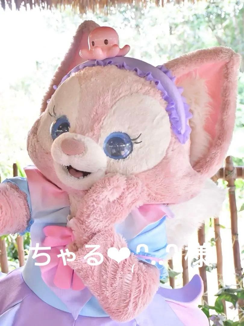 お顔厳選　香港ディズニー　春日　リーナベルぬいぐるみSS① Smiles go around リーナベル ぬいぐるみSSサイズ | 香港ディズニー