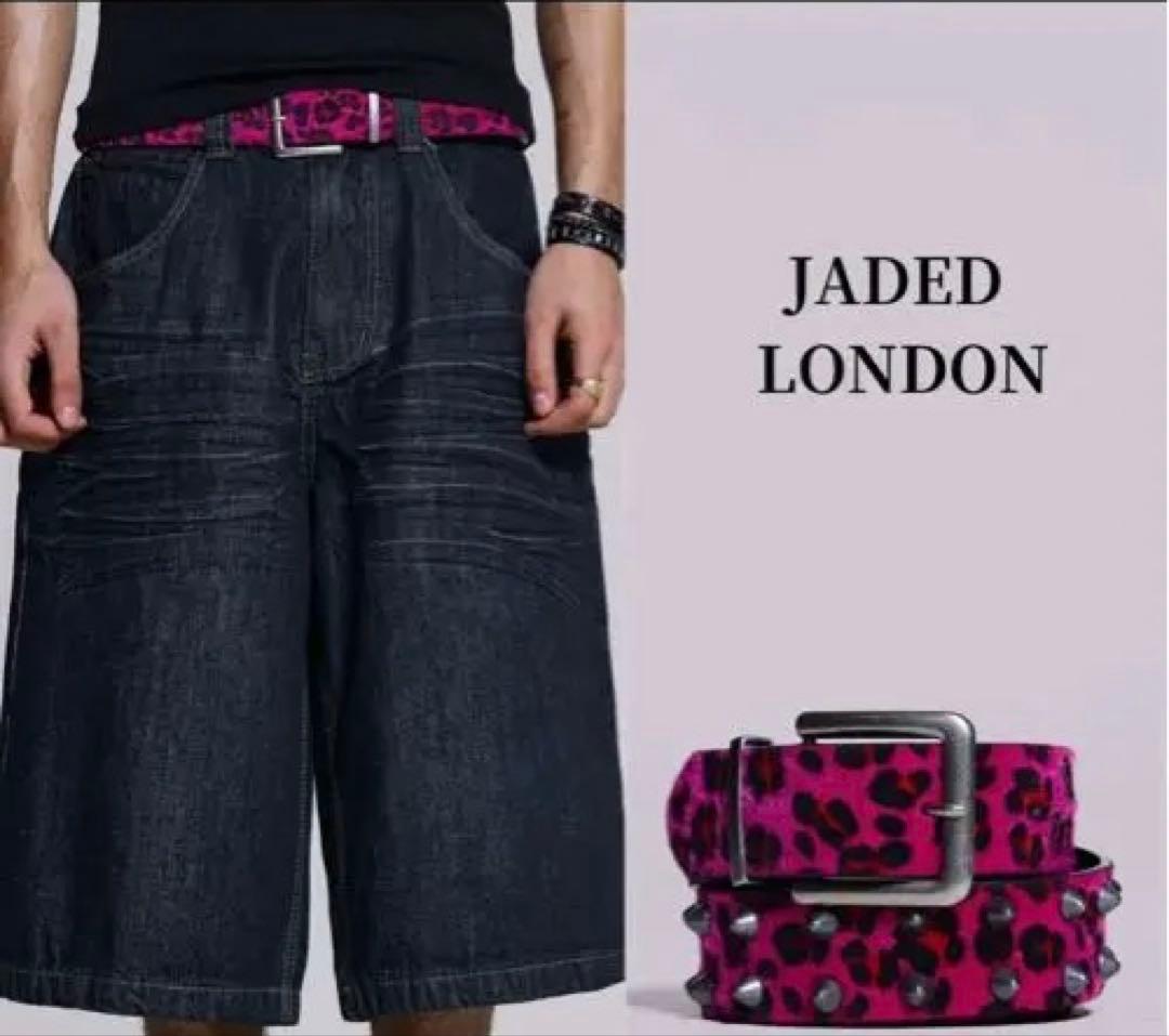 【JADED LONDON】Panther Studded Belt