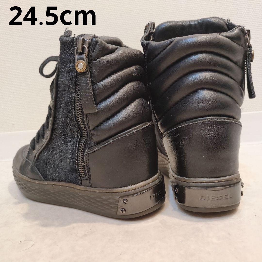 diesel ディーゼル　スニーカー　ハイカット　メンズ　プレートロゴ　ブラック 楽天市場】【楽天スーパーSALE】ディーゼル スニーカー メンズ