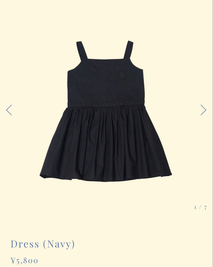 ワンピース house on the hill Dress navy 80