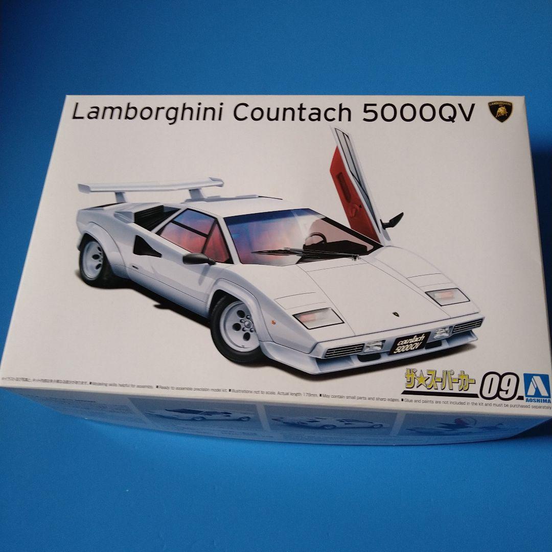 フォロー割引】1/24 アオシマ「ランボルギーニ カウンタック 5000QV