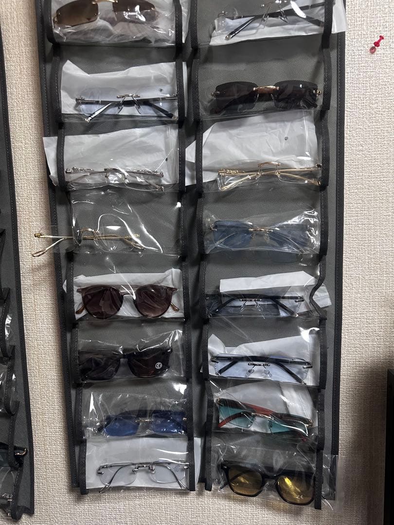 転売可　新品未使用　伊達メガネ、サングラス計16本 メガネ掛け付きその2