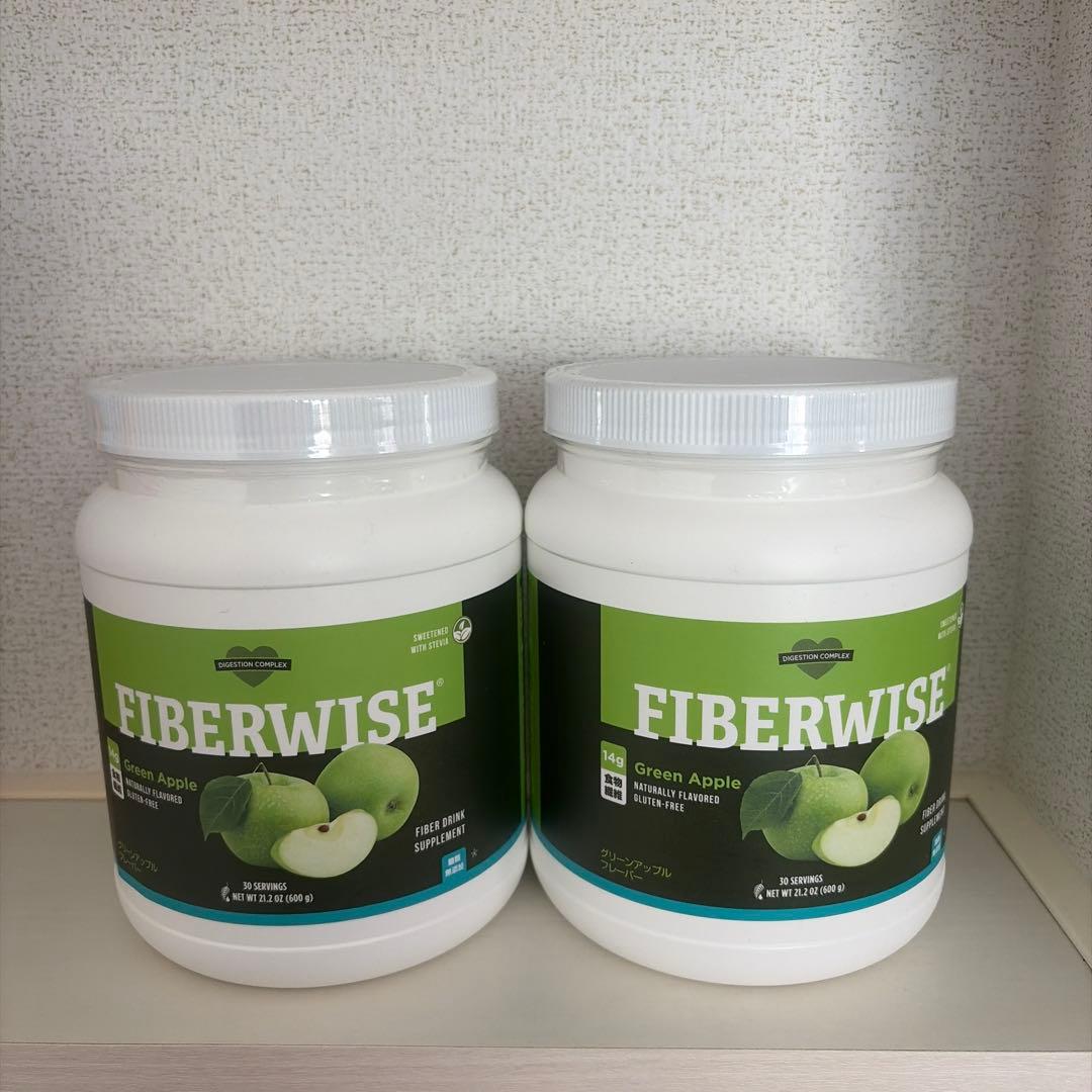 メラルーカ　ファイバーワイズ FIBERWISE グリーンアップル糖類無添加2個