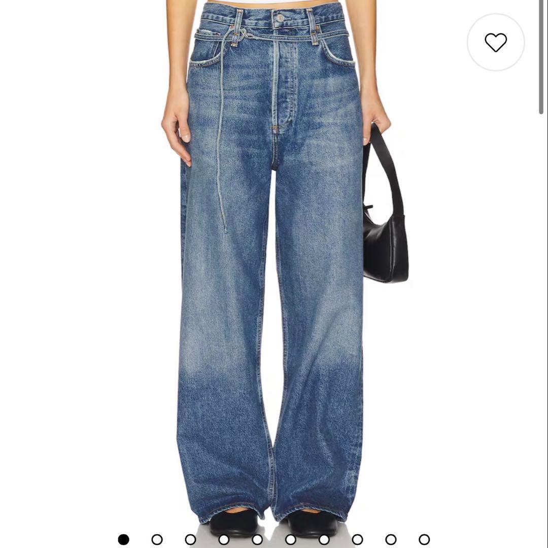 AGOLDE エーゴールドイーEMMI JEAN IN INTUITION 25 Agolde EMMI - Wide leg - intuition/blauw - Zalando.nl