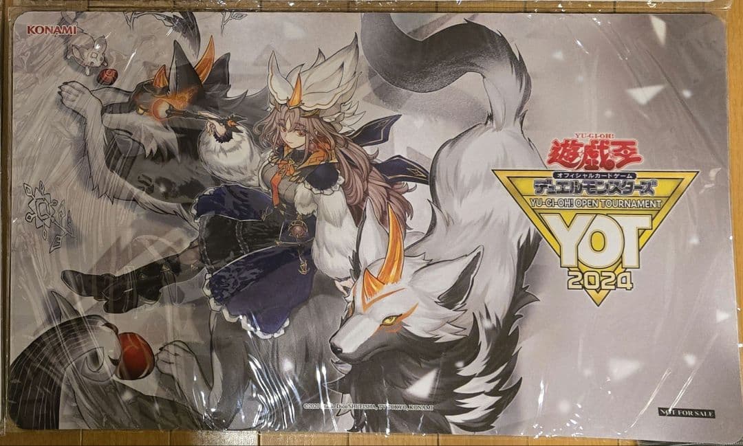 遊戯王　プレイマット　yot 白き森のシルヴィ
