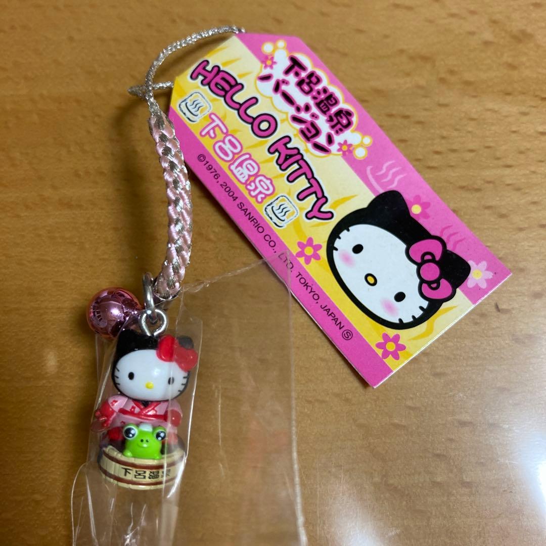 未使用 /下呂温泉 限定品】サンリオ ハローキティ 根付け ストラップ