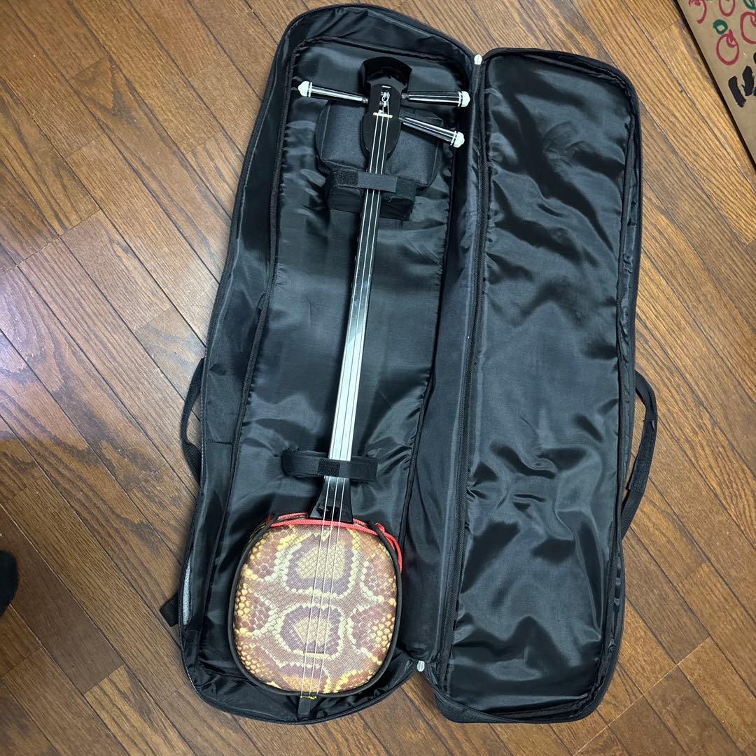 三線　沖縄三線　ケース付き　ジャンク渡し