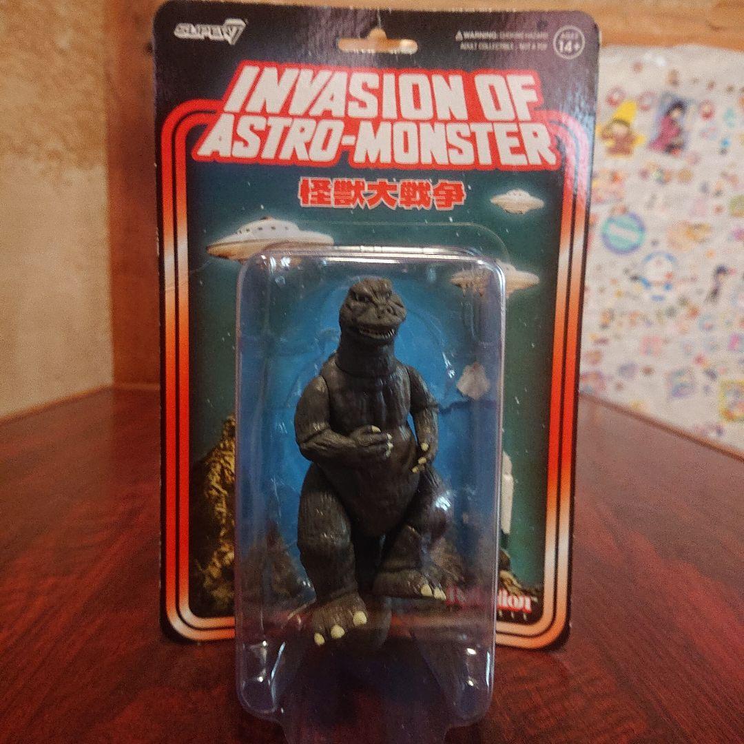 SUPER 7/ゴジラ 怪獣大戦争 リアクション フィギュア/シェーゴジラ リアクション 3.75インチ ゴジラ シリーズ 【Super7】