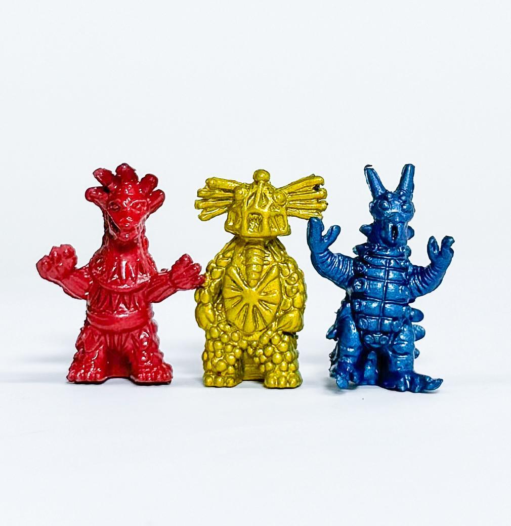 ウルトラマン怪獣消しゴム セアーズ 磁力戦怪獣ナンバーシリーズ 3体