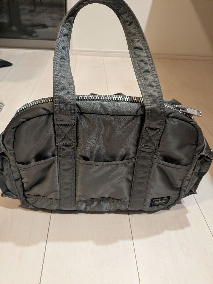 PORTER ポーター　シルバーグレー トートバッグ　ダッフル