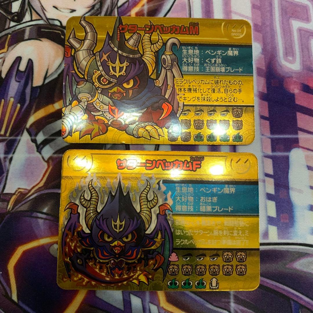 ペンギンの問題プレート サターンベッカムm／f 2枚 - メルカリ